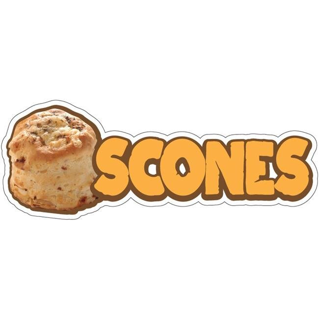 SignMission D-DC-16 Scones19 16 in. Scones Decal Concession Stand Food Truck Sticker